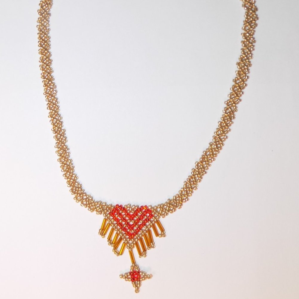 HANDMADE NECKLACE BEADED JEWELRY
